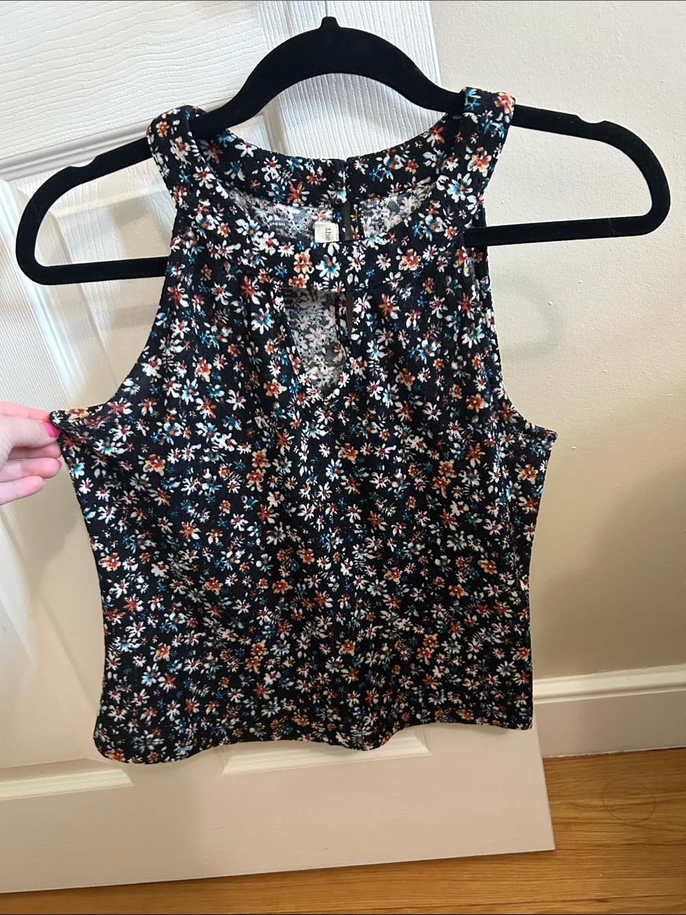The General Good Black Floral Top Size Small Stitchfix
